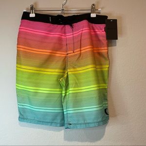 NWT Hurley Multi Color Swim Trunks
